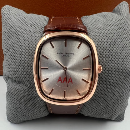 Patek AAA Brown Copper Silver Watch