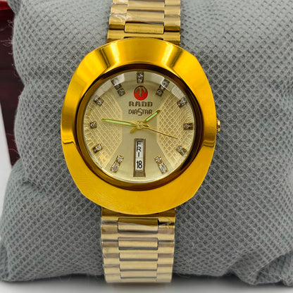R@do Design Single Tone Golden Watch