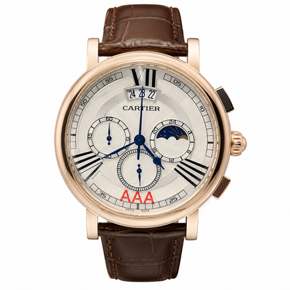 Cartie Chronograph SunMoon Quartz Brown Watch