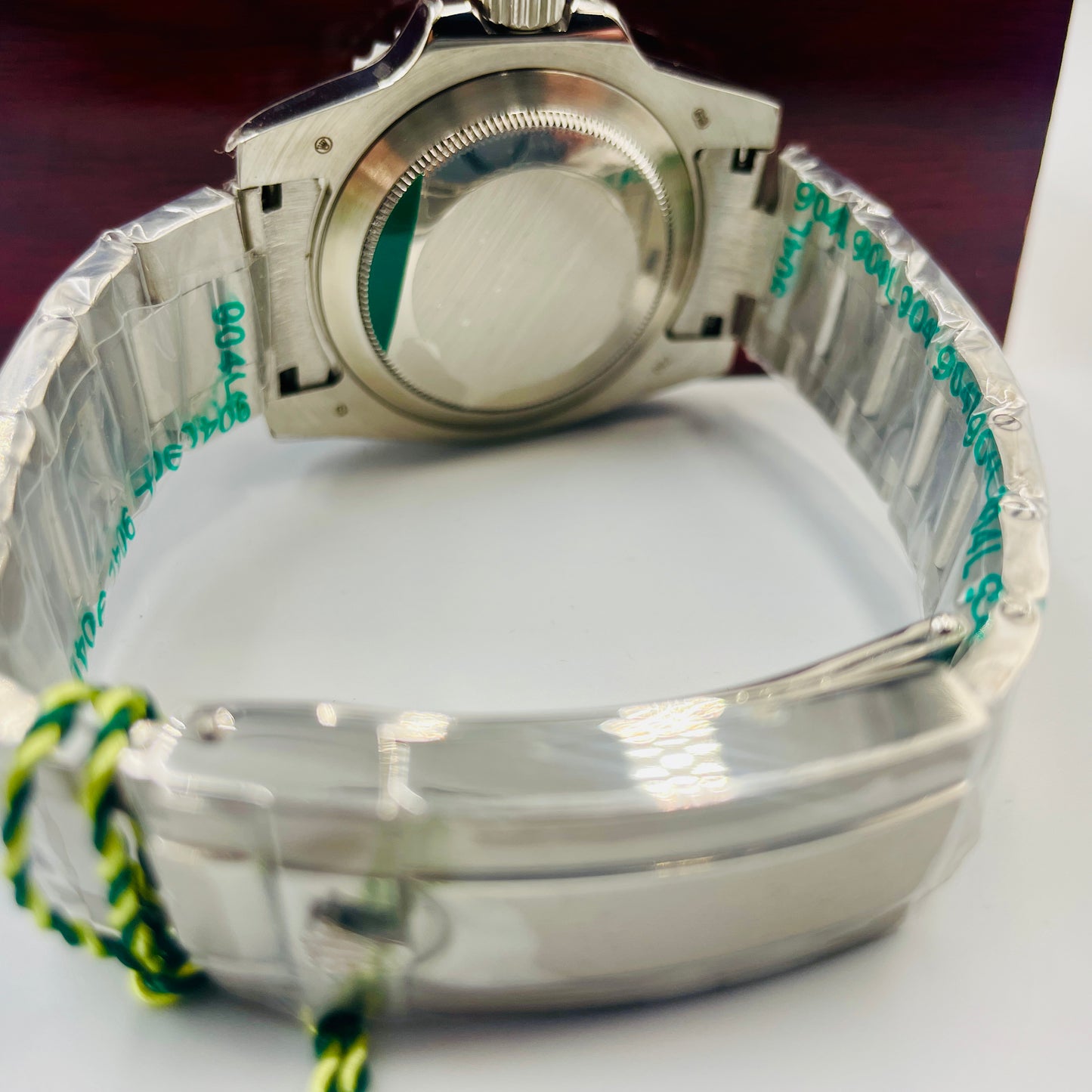 Master Submariner Silver Green Blue Automatic Watch