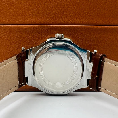 PP Strap Silver Brown Watch