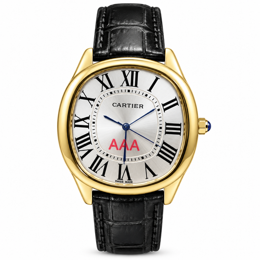Cartier Santos Golden Black Watch