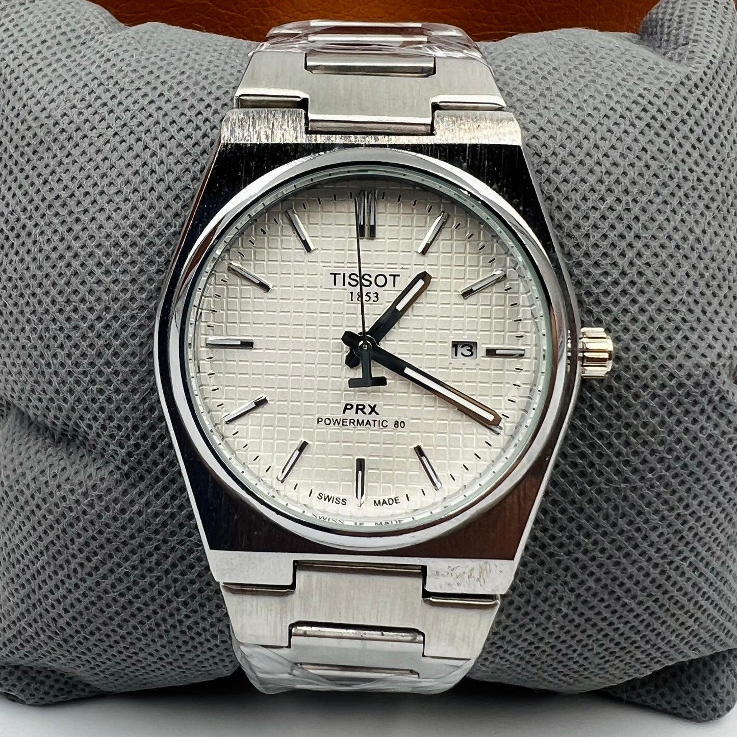 Tissot PRX Silver White Watch