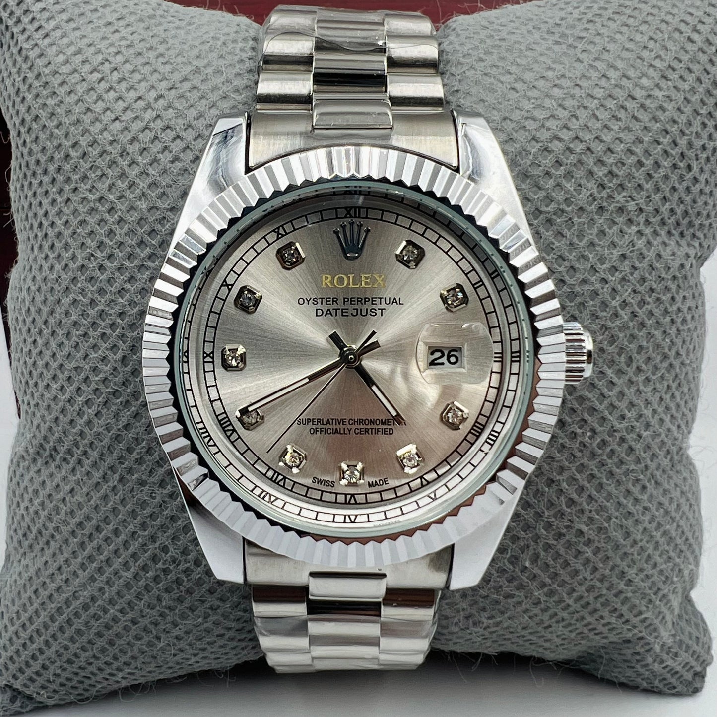 Rolx Datejust Full Silver Watch