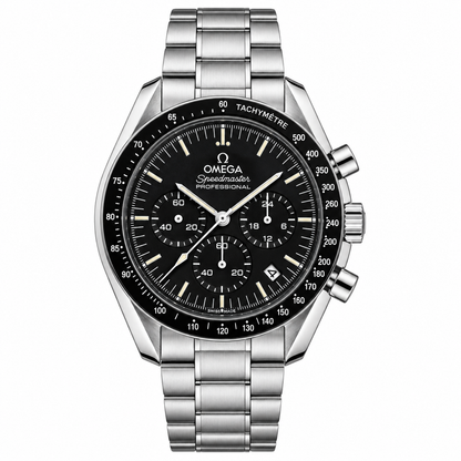 Omega Speedmaster Chronograph Simple Black Watch