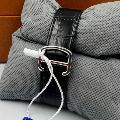Elegance Silver White Black Watch