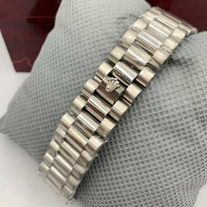 Rolx Milgauss Silver Blue Watch