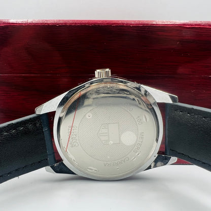 Tag Heuer Silver Blue DayDate Watch