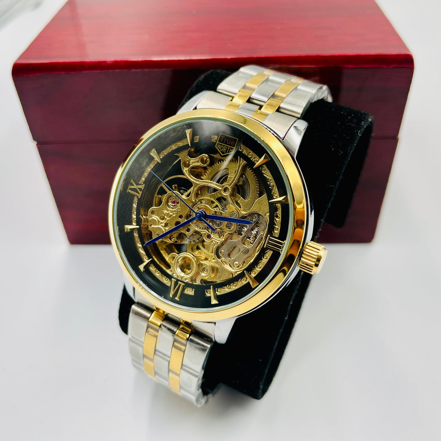 TrueWorth Original Twotone Black Automatic Watch