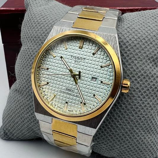 Tissot PRX Twotone LightBlue Watch