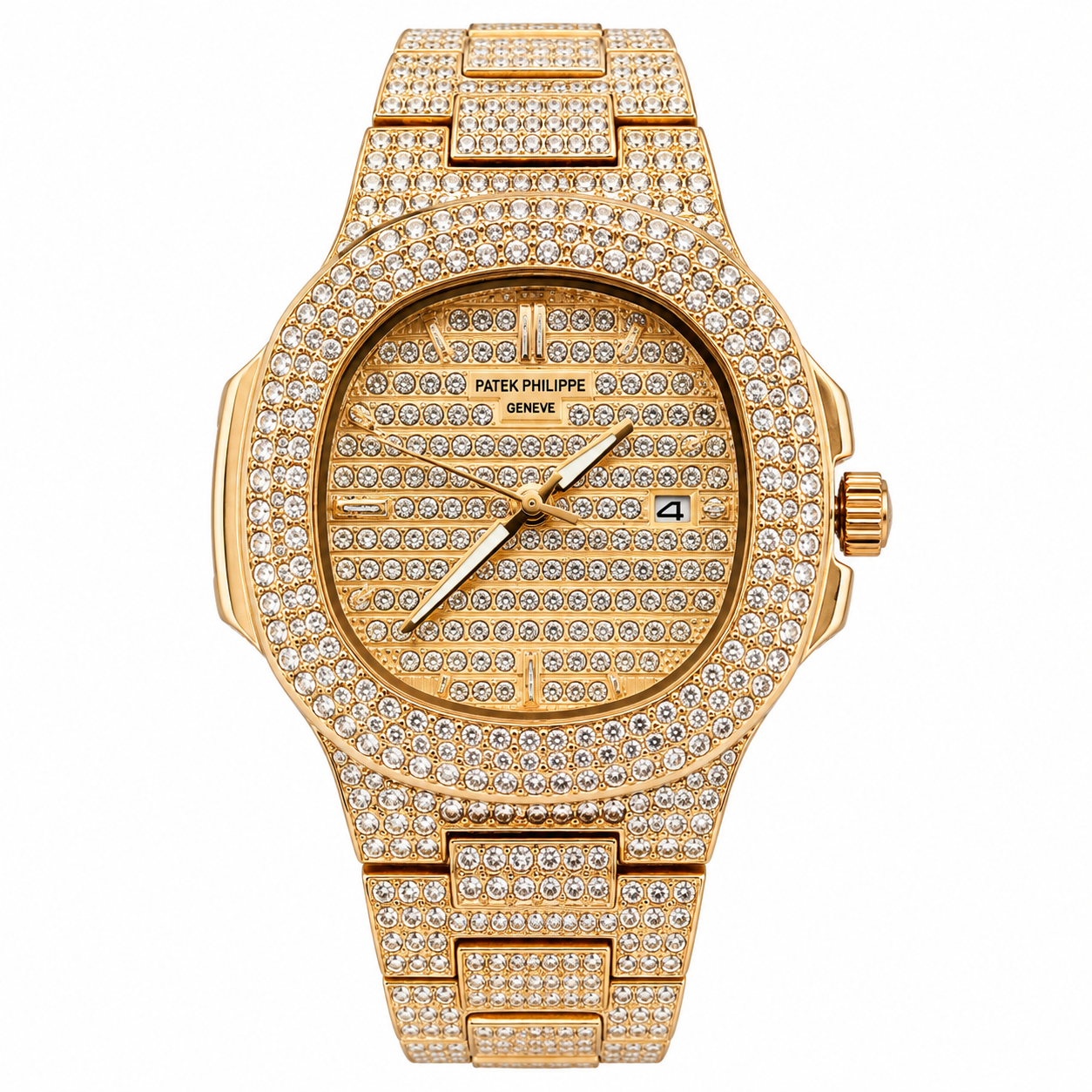 Patek Stones RoseGold Watch