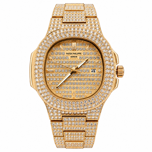 Patek Stones RoseGold Watch