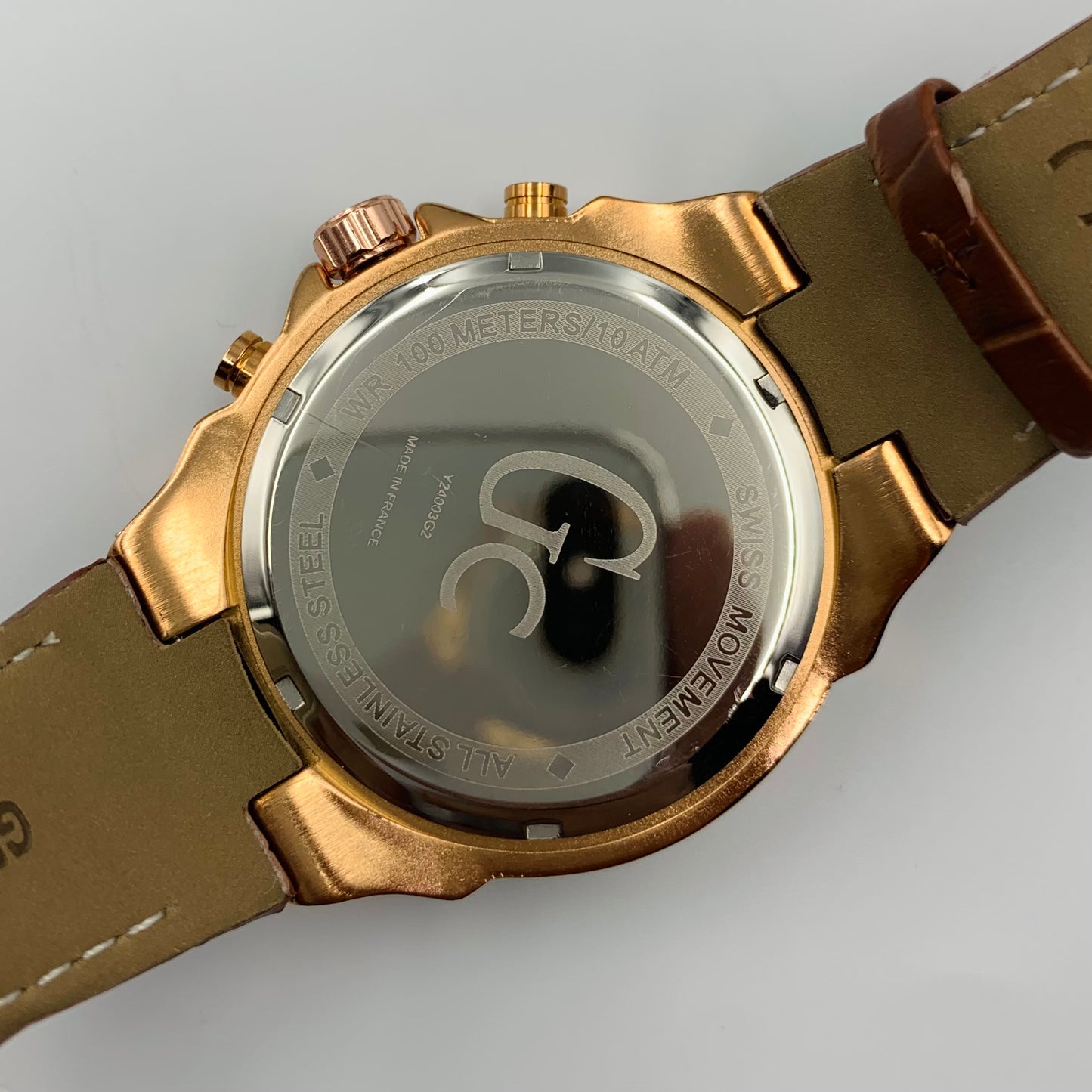 Gc White Twotone Watch