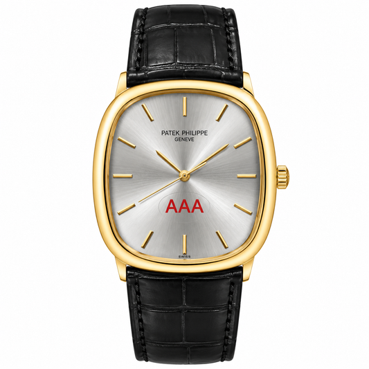 Patek AAA Black Golden Silver Watch