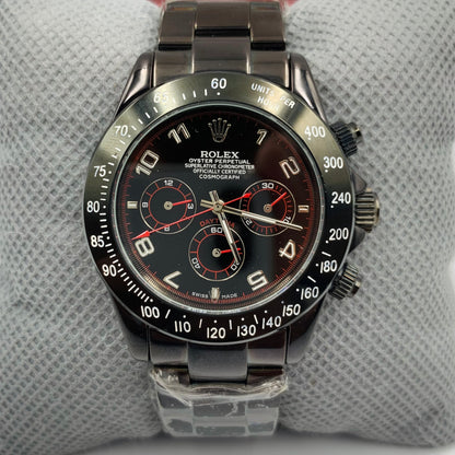 Rolx Daytona Full Black Watch