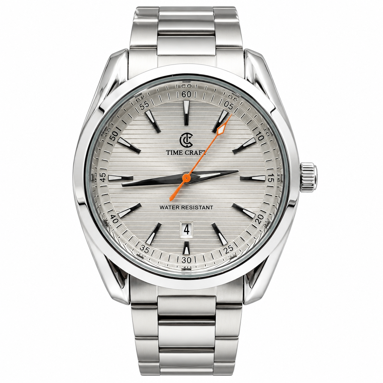 Timecraft Tag Silver White Watch