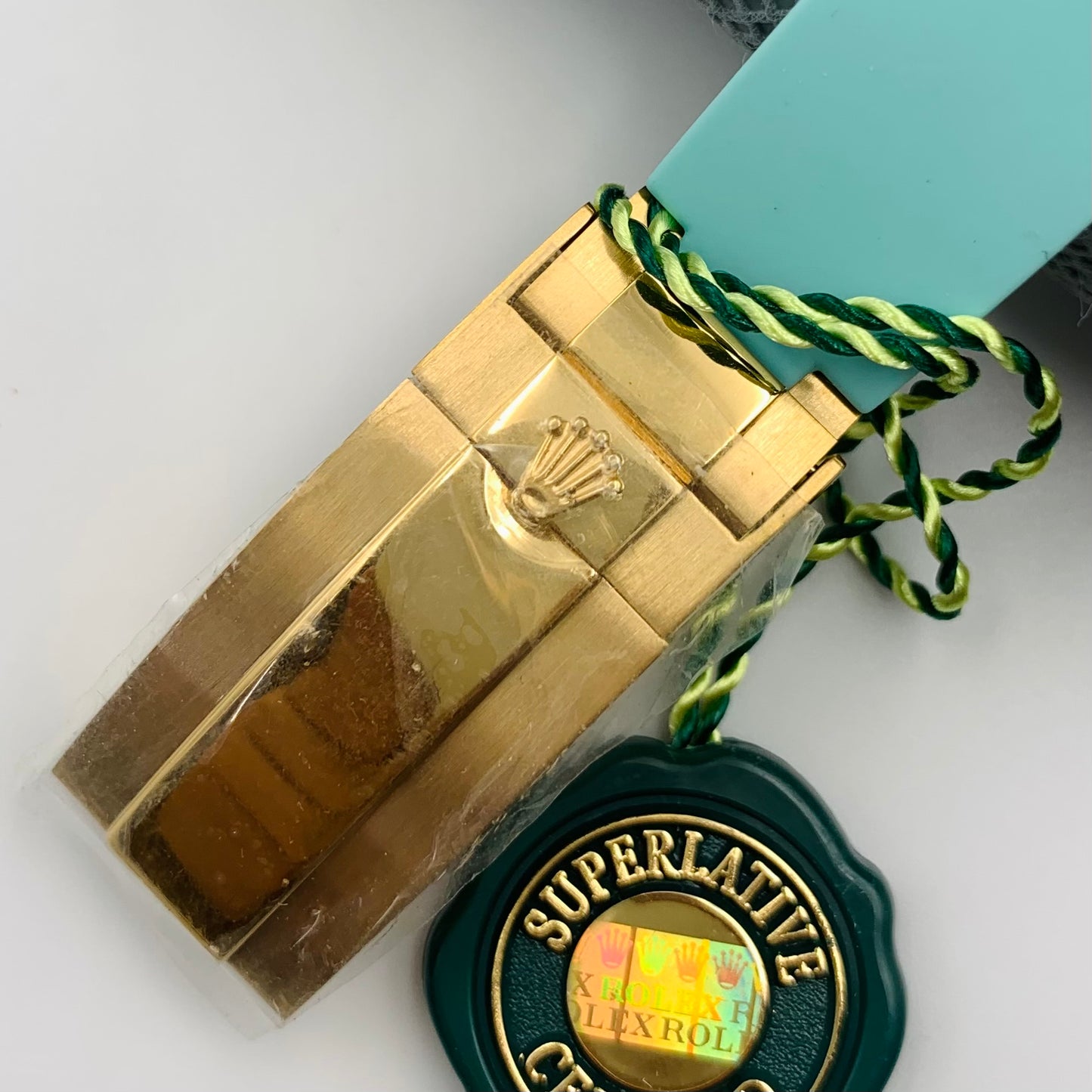 Rolx Skyblue Golden Watch
