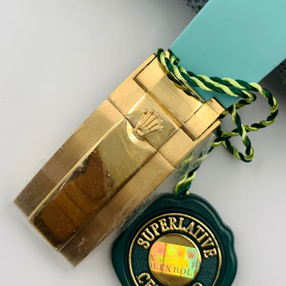 Rolx Skyblue Golden Watch
