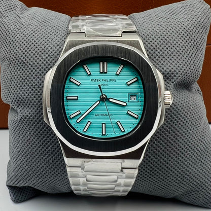 Patek Silver Tiffny Automatic Watch