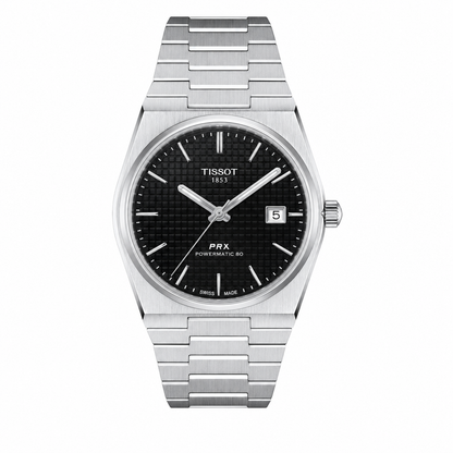 Master Tissot PRX Silver Black Automatic Watch