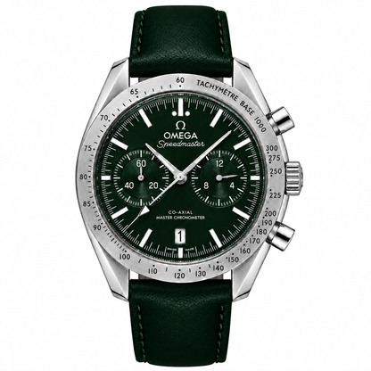 Omega Speedmaster Chronograph Full Green Strap Watch
