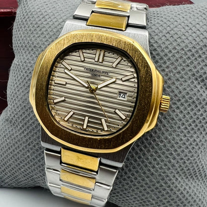 Patek Twotone Grey Watch