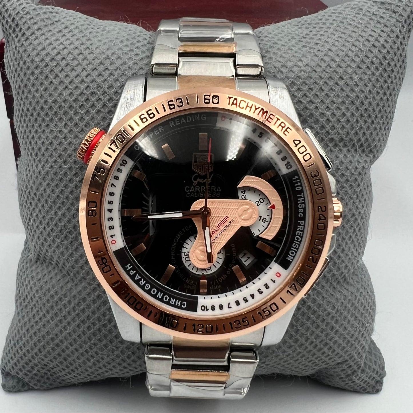 Tag Grand Carrera Ring Twotone Black Watch