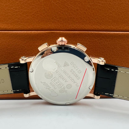 Cartie Chronograph SunMoon Quartz Black Watch