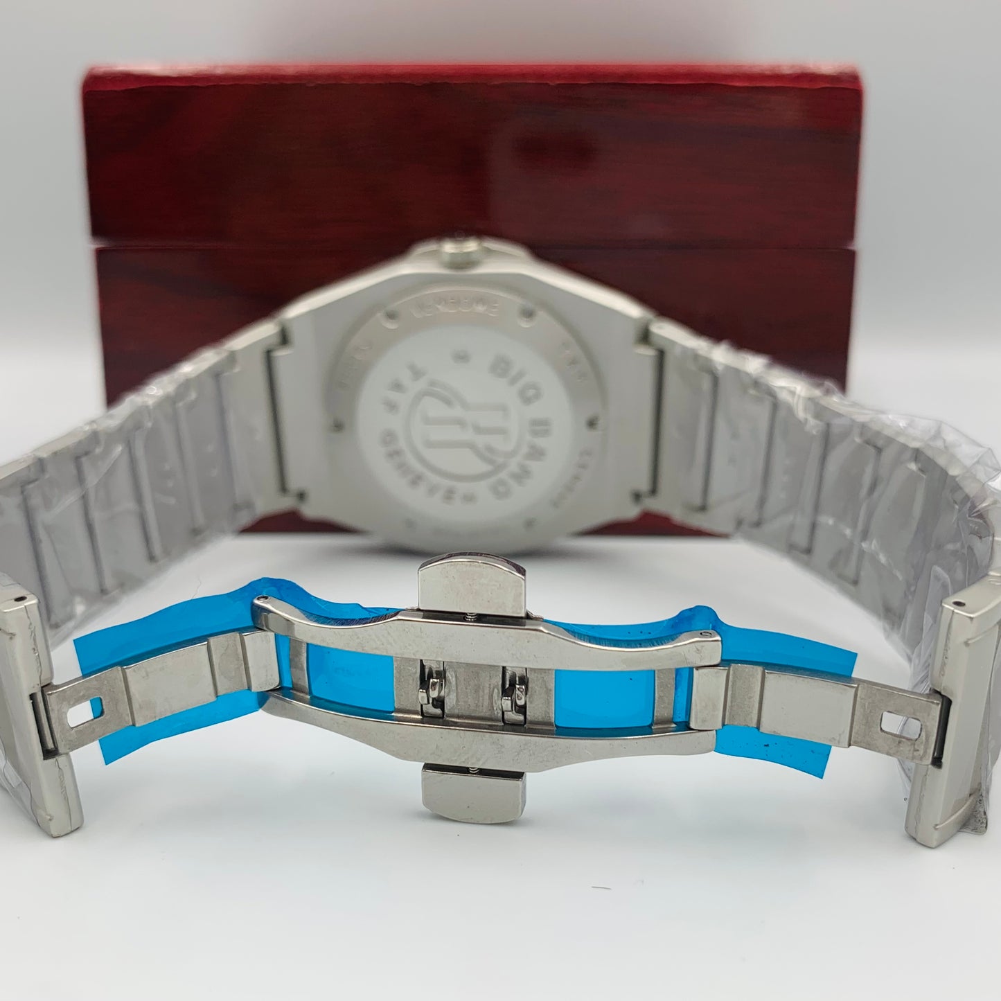 Hub Green Silver Watch