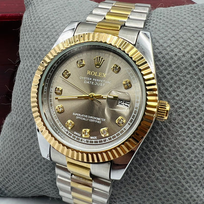 Rolx Datejust Twotone Grey Watch