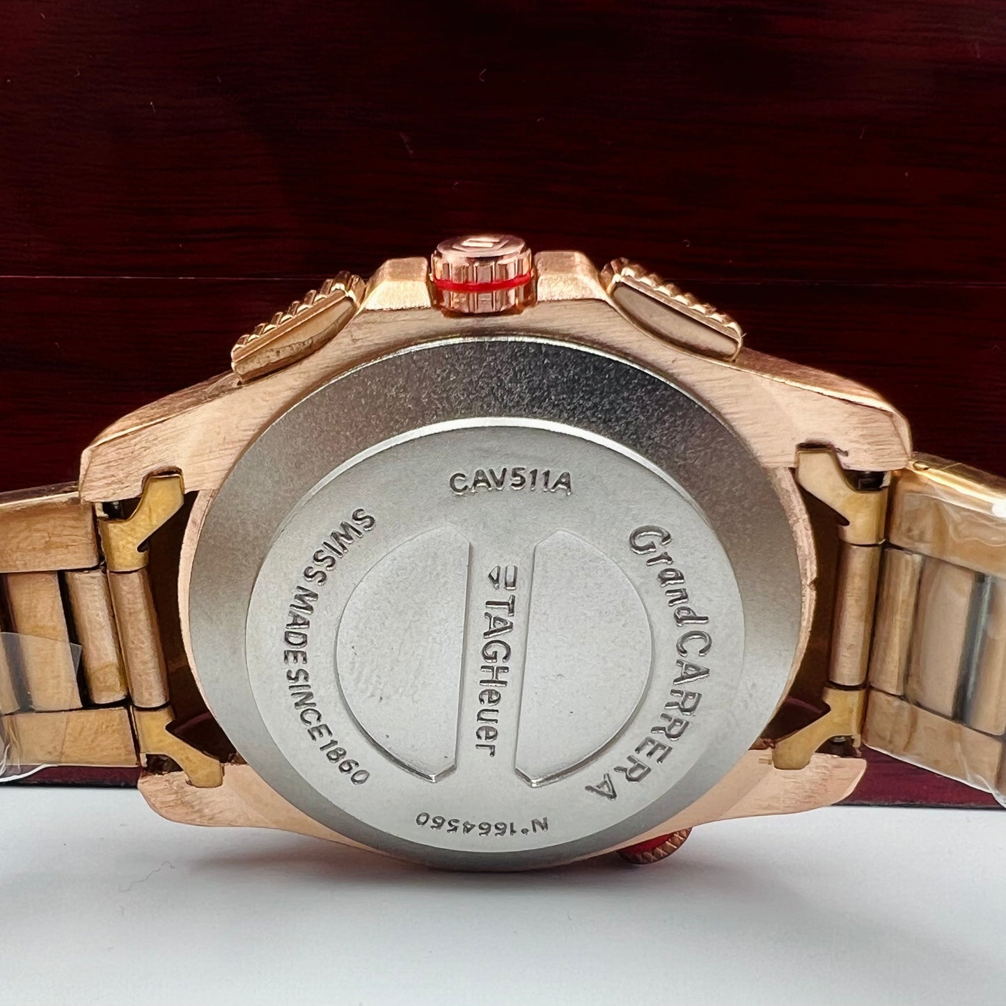 Tag Grand Carrera Ring Copper White Watch