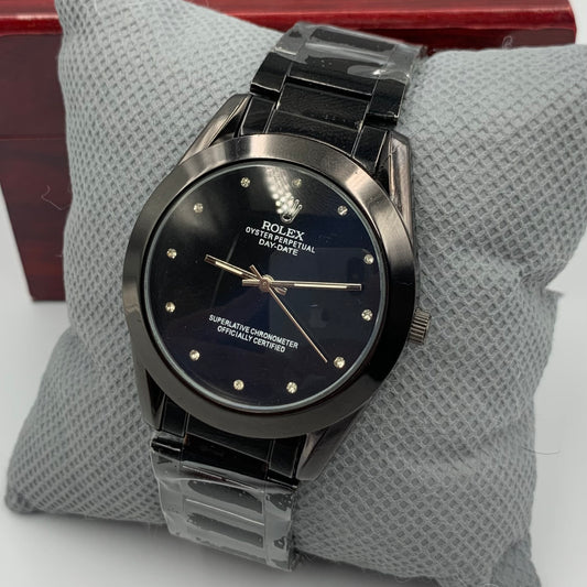 Rolx Full Black Watch