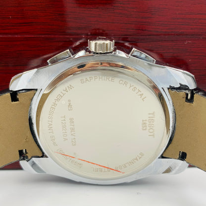 Tissot Silver Black Watch