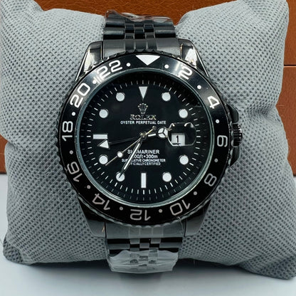 GMT Full Black Watch
