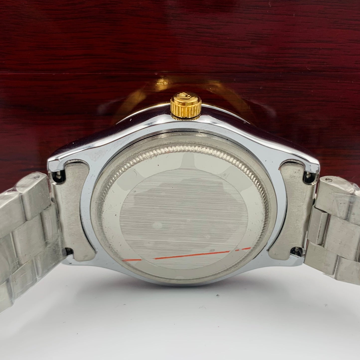 Rolx Milgauss Twotone Black Datejust Watch