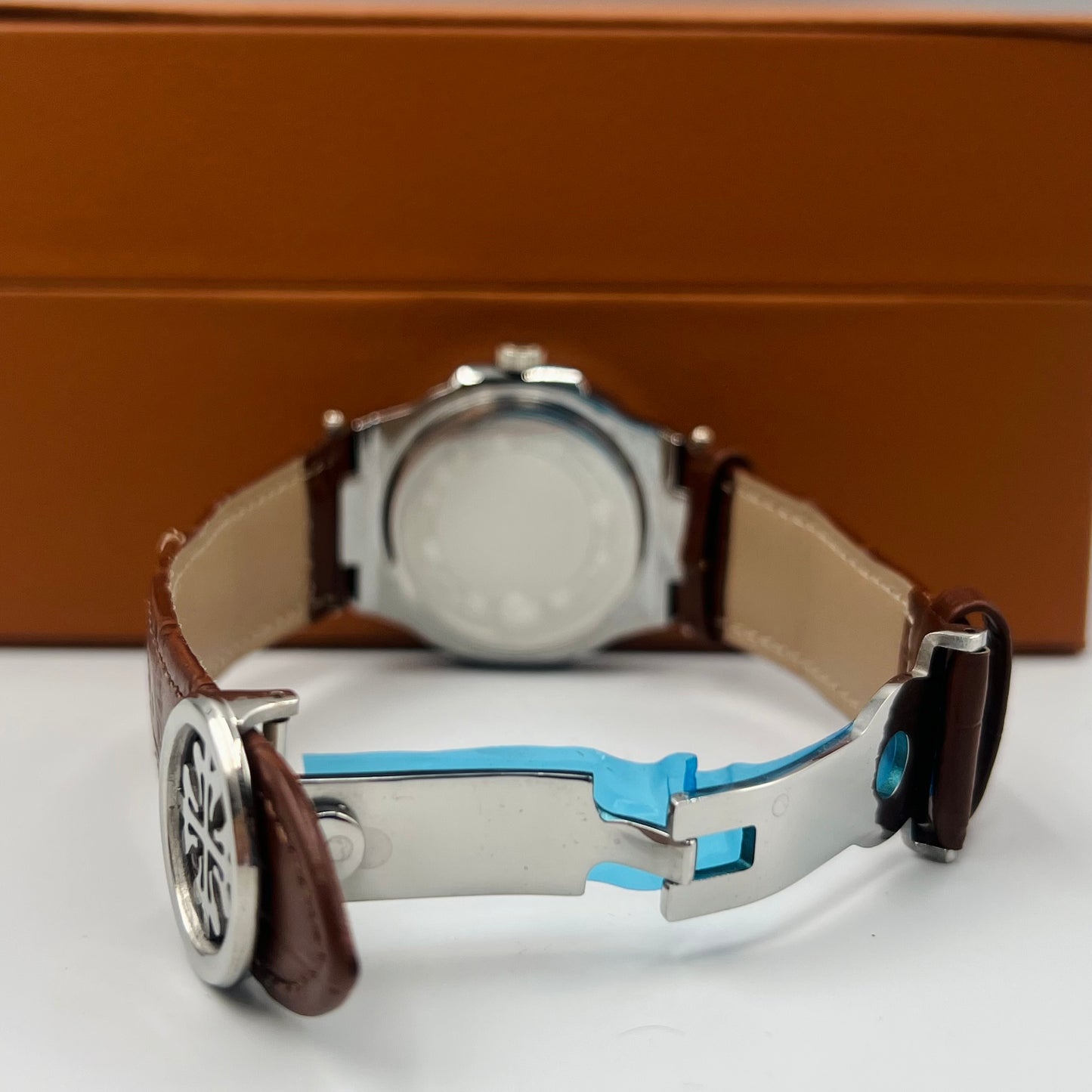 PP Strap Silver Brown Watch