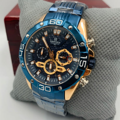 Naviforce Chrono Blue Watch
