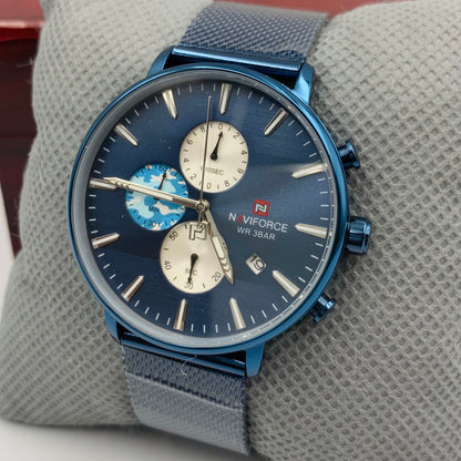 Naviforce Chrono Blue Watch