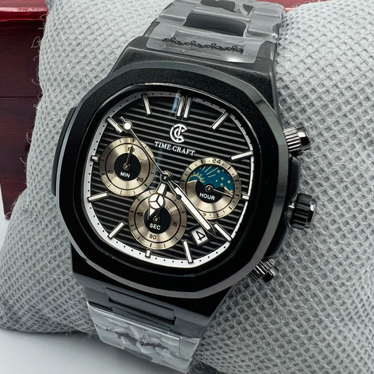 TimeCraft Chain Full Black Watch