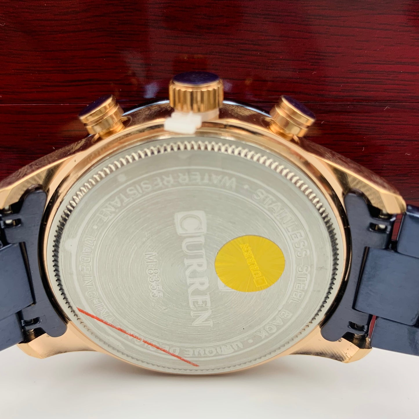 Curren Blue Twotone Chornograph Working Watch