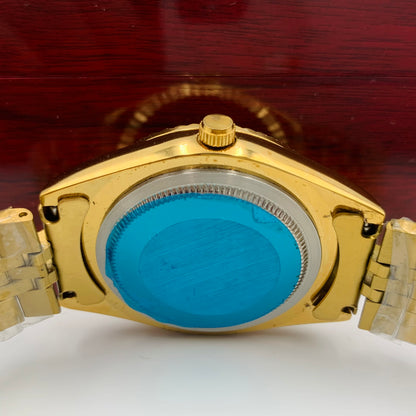 Rolx Full Golden White Jublie Datejust Watch