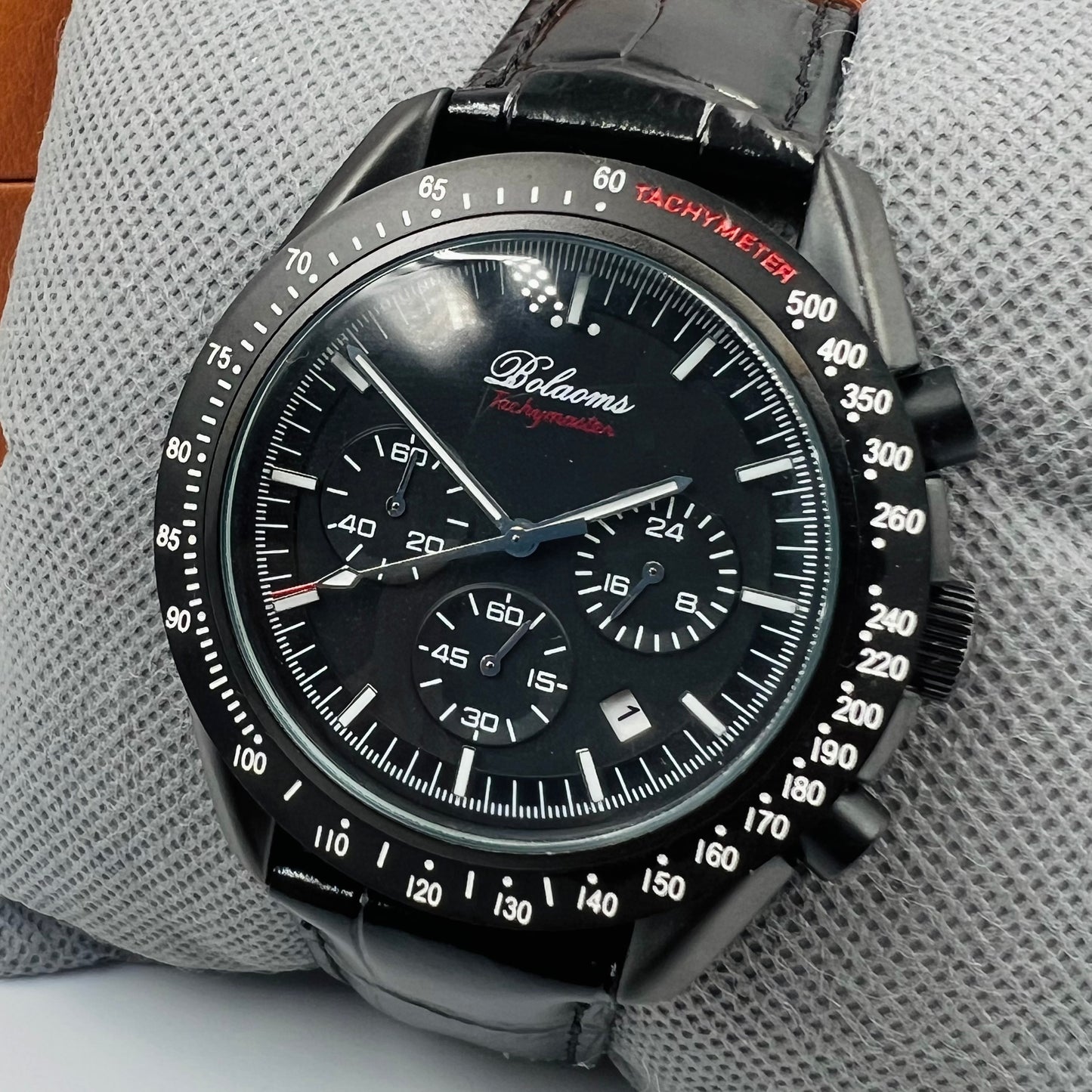 Bolamos Chronograph Working Black Watch