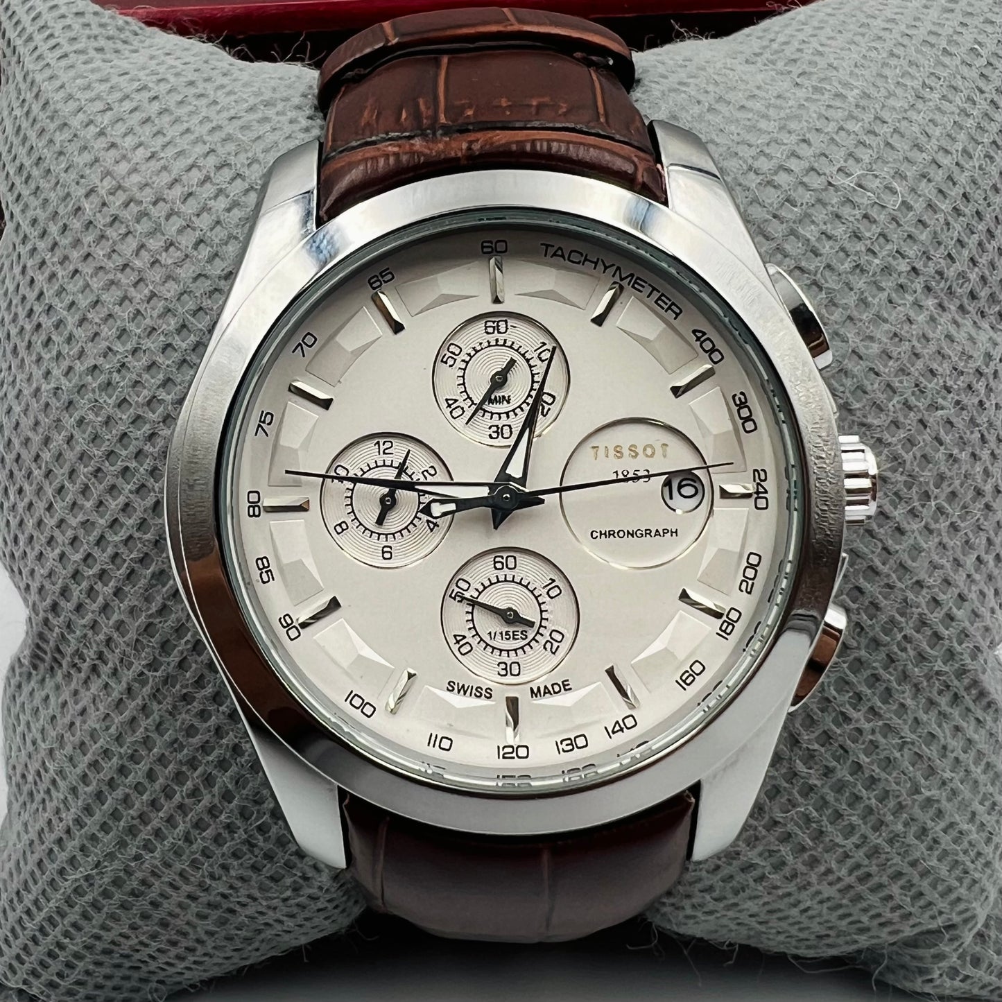 Tissot 1853 Silver Brown Watch