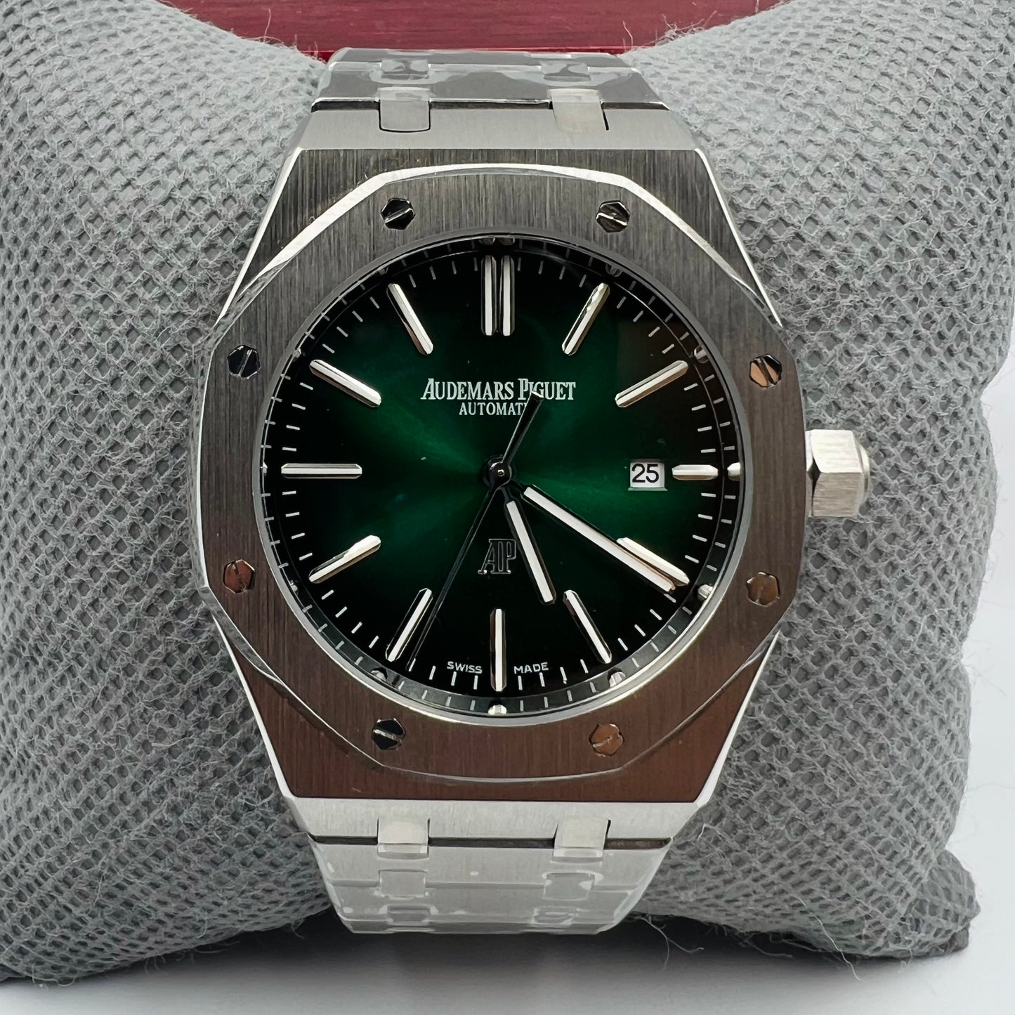 AP Automatic Silver Green Watch