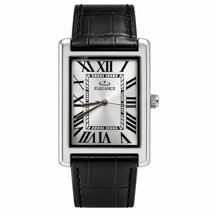 Original Elegance Silver White Black Watch