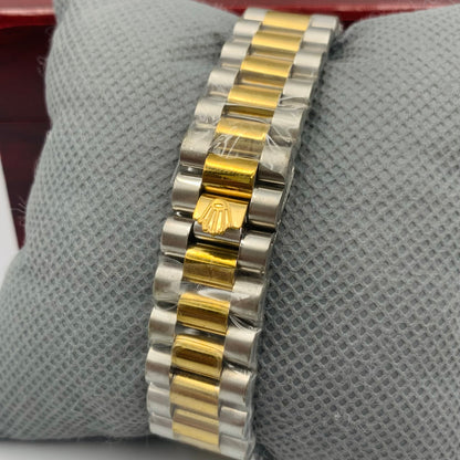 Rolx Milgauss Twotone Black Datejust Watch