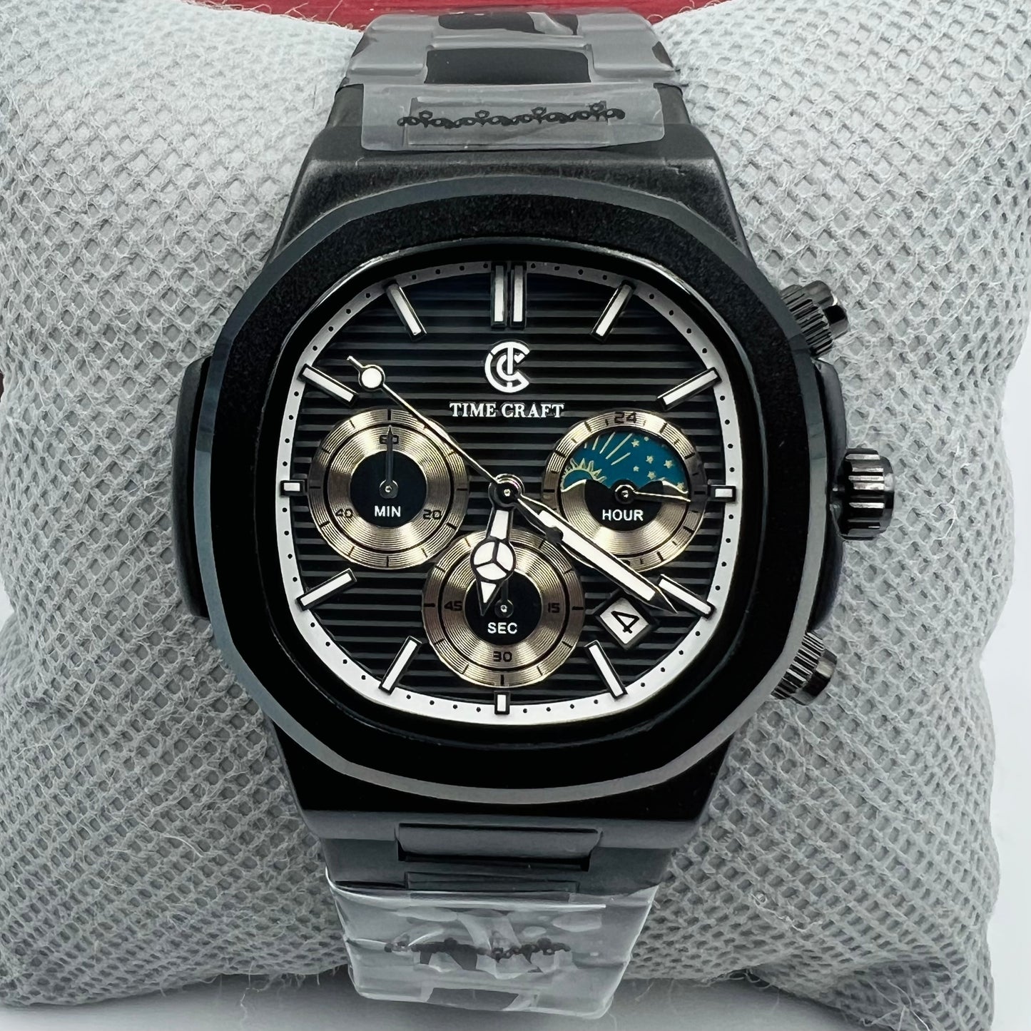 TimeCraft Chain Full Black Watch