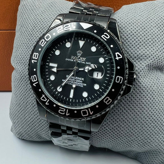 GMT Full Black Watch
