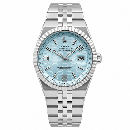 Rolx Landweller New Silver Tiffny Watch