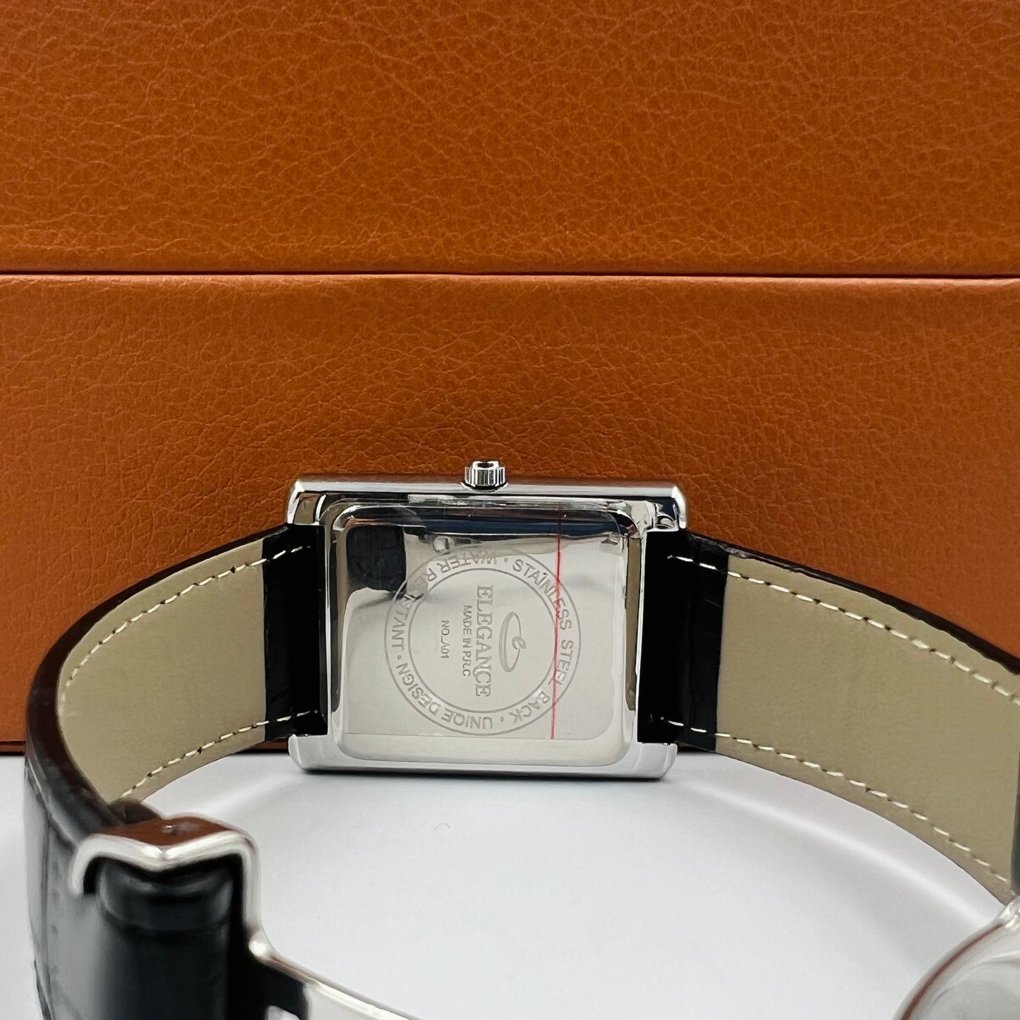 Elegance Silver White Black Watch